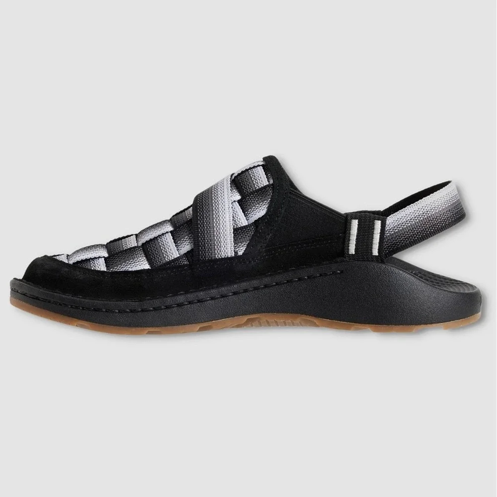 Chaco Canyon Woven Clog Sandals - NWT Mens Size 11 Fade B/W - #49391-CL1